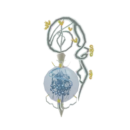 Luxe Art Nouveau Fantasy Wall Light