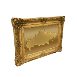 Reign Golden Map Wall Art