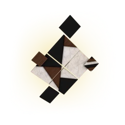 Luxe Height of Abstraction Wall Hanging