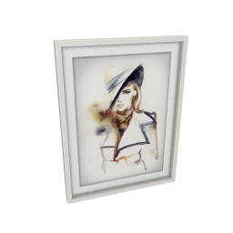 Vogue Framed Painting - Chic
