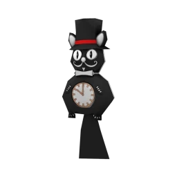 Monsieur Purr Clock