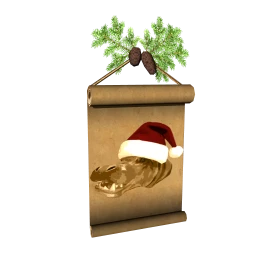 Decorative Christmas Scroll