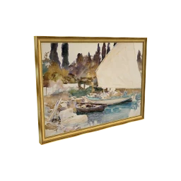 Boats by John Singer Sargent