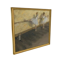 Dancers Practicing at the Barre by Edgar Degas