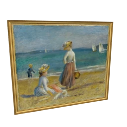 Figures on the Beach by Auguste Renoir