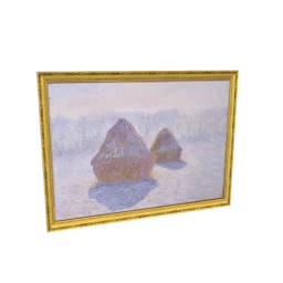 Haystacks (Effect of Snow and Sun) by Claude Monet