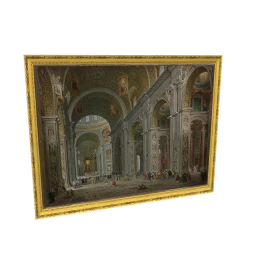 Interior of Saint Peter's, Rome by Giovanni Paolo Panini