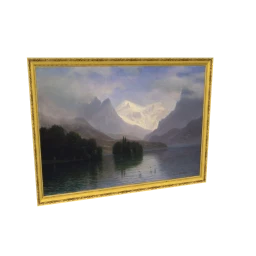 Mountain Scene by Albert Bierstadt