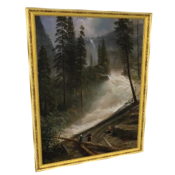Nevada Falls, Yosemite by Albert Bierstadt