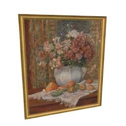 Still Life with Flowers and Prickly Pears by Auguste Renoir