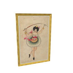 Tattoo Design of a Female Performer by Clark Sellers