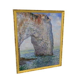The Manneporte near Étretat by Claude Monet