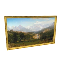 The Rocky Mountains by Albert Bierstadt