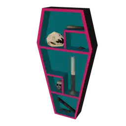 Mod Spooky Coffin Shelves