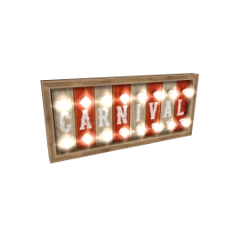 Mod Carnival Bulb Wall Sign