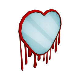 Mod Bleeding Heart Mirror