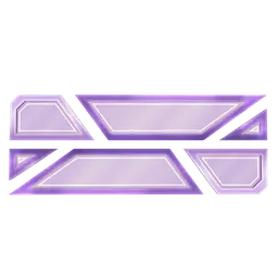 Mod Colourblock Wall Art - Purple