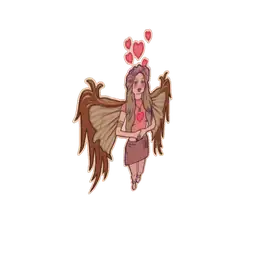 Mod In The Clouds Angel Sticker