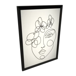 Mod Line Wall Art - Flowerhead