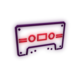 Luminosis Neon Cassette Tape