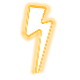 Neon Bolt Light
