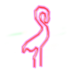 Neon Flamingo Light
