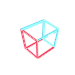 MOD Techno-Cube Neon Sign