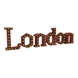 London Town Wall Lettering
