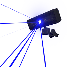 Party Laser Wall Light - Electric Blue