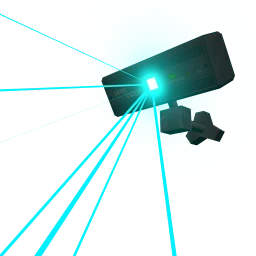 Party Laser Wall Light - Sky Blue