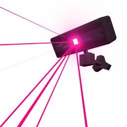 Party Laser Wall Light - Hot Pink