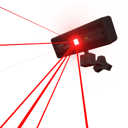Party Laser Wall Light - Intense Red