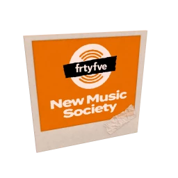 NMS Orange & Black Poster