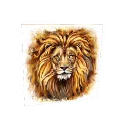 Majestic Lion Painting