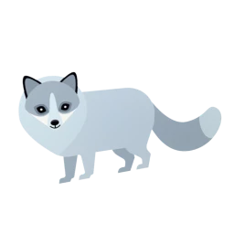 Polar Spell White Fox Sticker