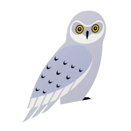 Polar Spell Snow Owl Sticker