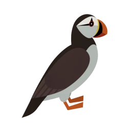 Polar Spell Young Puffin Sticker