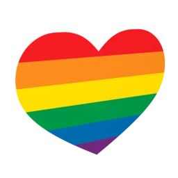 Rainbow Heart Sticker