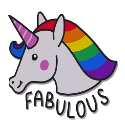 Fabulous Unicorn Sticker