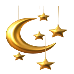 Moon & Stars Sticker