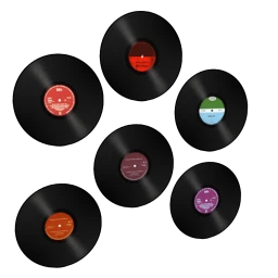 Mixed Vinyl Wall Wallhanging