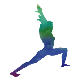 Lunge Silhouette Sticker