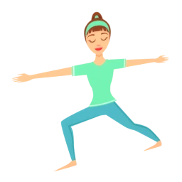 Yoga Warrior Sticker