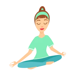 Yoga Meditation Sticker