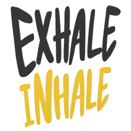 "Exhale Inhale" Sticker