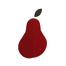 Red Pear Sticker