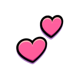 Twin Hearts Emoji Sticker