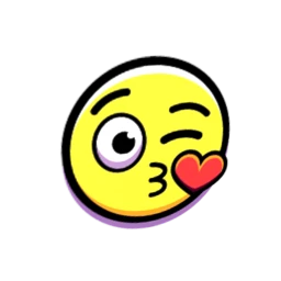 Air Kiss Emoji Sticker