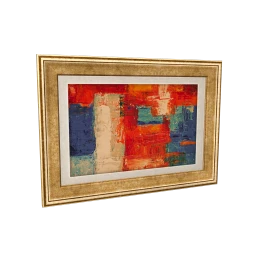 Resort Abstract Reds Wall Art