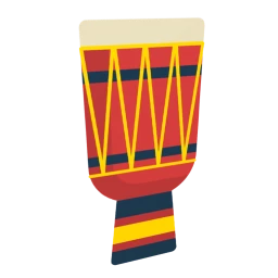 Brazil Drum Sticker